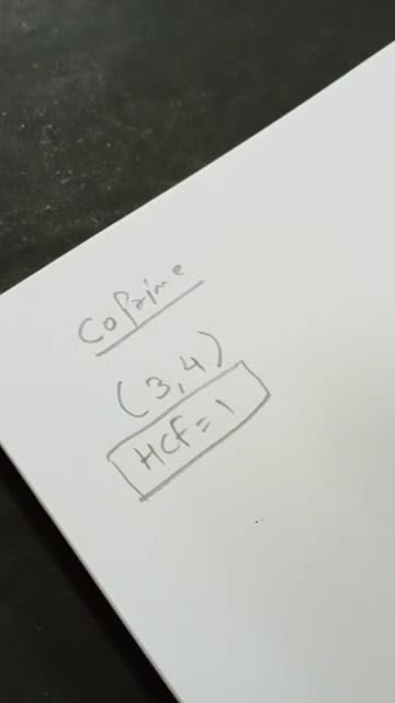 What are co prime numbers with example | Filo
