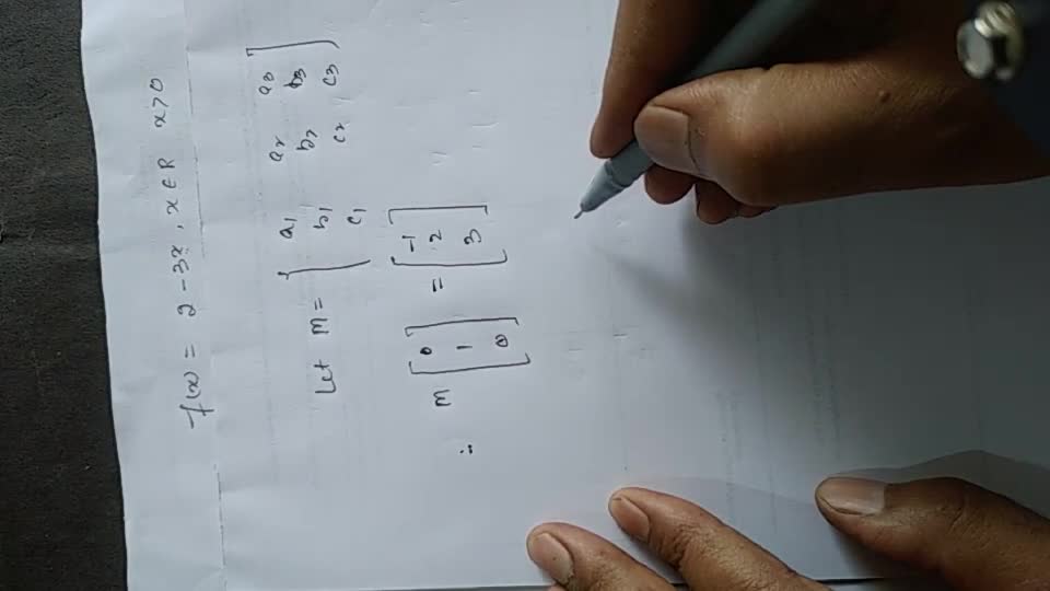 4.9 { }^{\text {IC Bf ALGEBRA OF MATRICES }} EXAMPLE 25 Let M be a 3 \tim..
