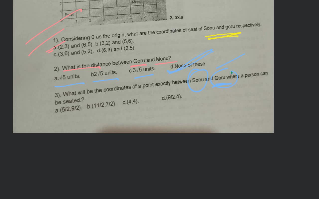 Q38. Sonu went to a lab near to his home for covid 19 test along with his..
