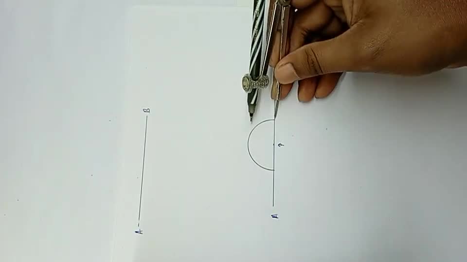 EXERCIS1. Draw a line segment AB=8 cm. Mark a point P on AB such that AP..