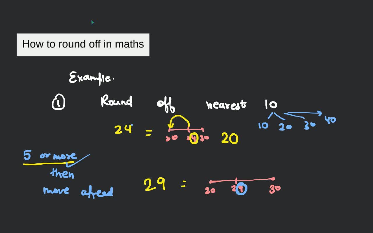 How to round off in maths | Filo