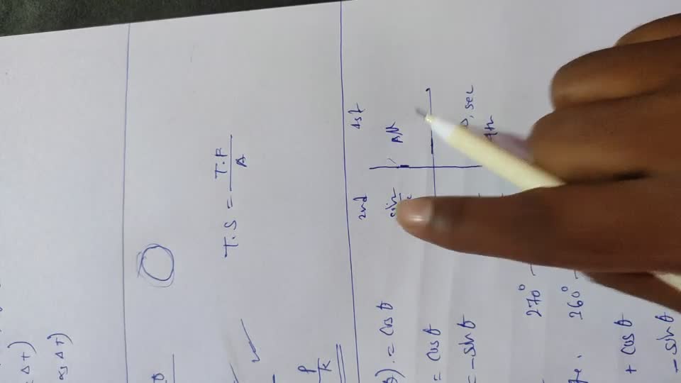 →> C what is the Sign Values A 140 A Sign of SinA + Cos A and Date Page N..