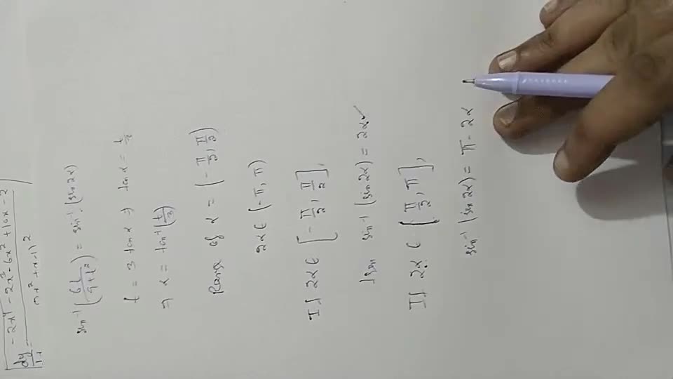 The total number of real solutions of the equation 0 = tan¯¹(2 tan 0) -si..