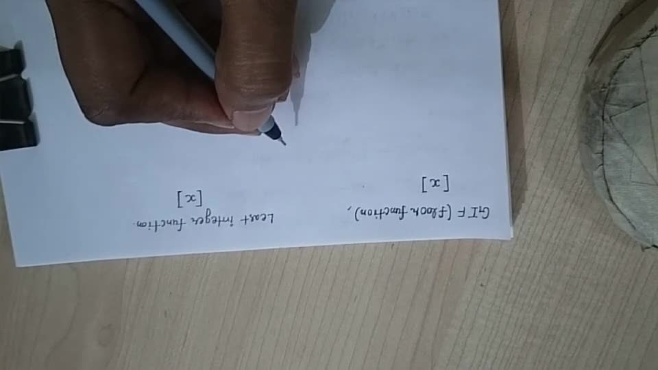 Greatest and least integer function with illustration | Filo