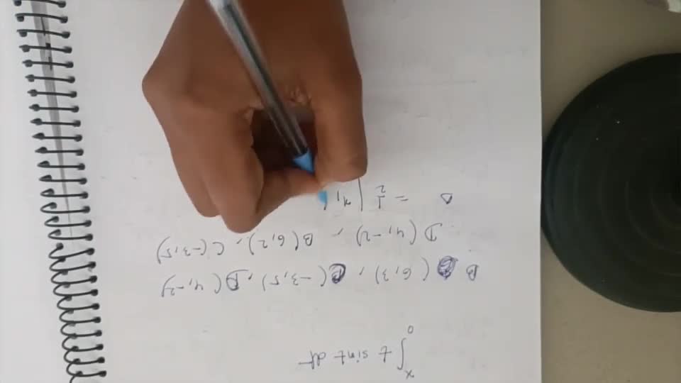 Total Duratio Q1 A(6,3); B(-3, 5); C(4,-2) and D(x, 3x) are four points.